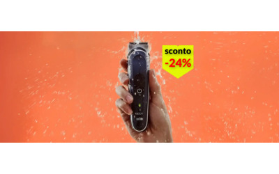 Non solo barba, ma l’intero corpo: rasoio Braun a 61€, zero irritazioni