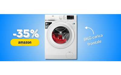 Occasione lavatrice 8kg AEG Serie 6000, su Amazon lo sconto del 35%