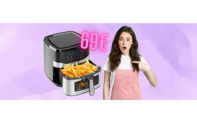 Offerta bomba su Amazon: friggitrice ad aria da 8,5L a soli 69€