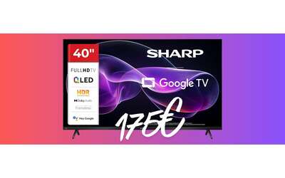 Offerta bomba su Amazon per la Smart TV Sharp da 40 solo 175