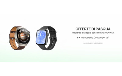 Offerta di Pasqua HUAWEI: WATCH 4 Pro e FIT 3 al miglior prezzo