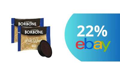 Offerta Limitata: 300 Capsule di Caffè Borbone Don Carlo Blu con il 22% in meno