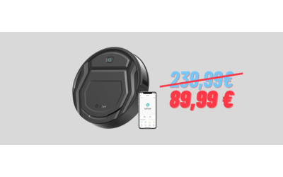 Offertissima Amazon: il robot aspirapolvere in sconto