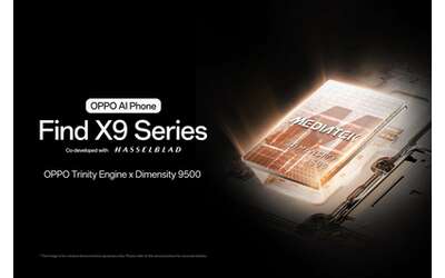 Oppo Find X9: debutto globale con MediaTek Dimensity 9500 e Trinity Engine