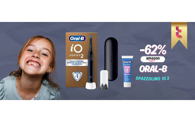 Oral-B iO 2 è lo spazzolino perfetto: DISINTEGRA carie e prezzo (-62%)