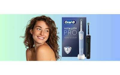 Oral-B Vitality Pro: confezione da 2 spazzolini elettrici a soli 36€