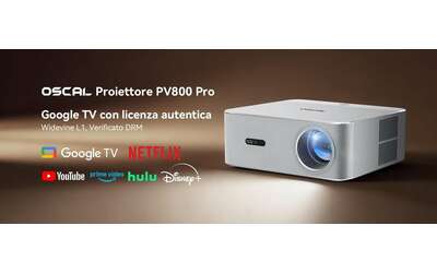 OSCAL PV800 Pro il proiettore 4k smart che trasforma ogni stanza in un cinema