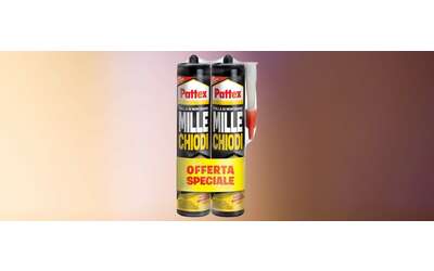 Pattex Millechiodi Forte e Rapido: risparmia il 30% sul pacco da 2