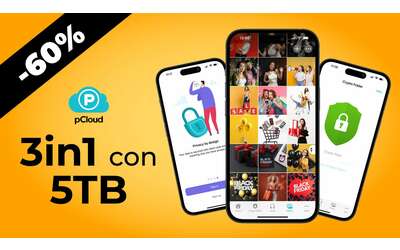 pCloud festeggia il Black Friday con un esclusivo bundle 3 in 1 a vita (-60%)
