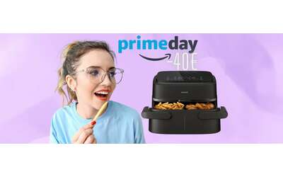 Philips Airfryer Serie 1000: friggitrice ad aria da 7,1L con doppio cestello (-40€)