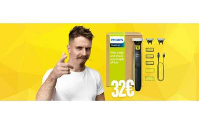 Philips OneBlade 360 il rasoio elettrico pi amato in sconto al 43 tuo a 32