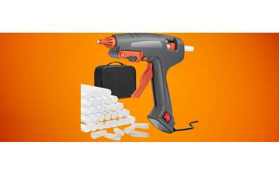 Pistola colla a caldo accessoriata: prezzo bassissimo su Amazon