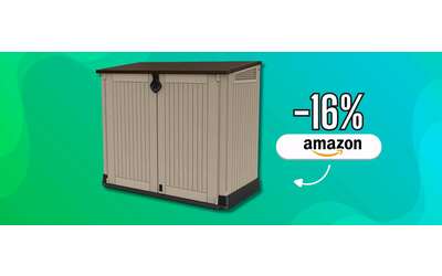Porta Attrezzi Keter: in resina è super resistente per il giardino (-16%)