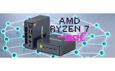 Potentissimo Mini PC AMD Ryzen 7 con il coupon Amazon la scelta giusta
