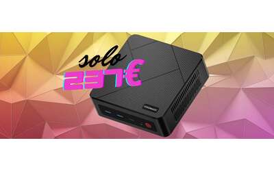 Potentissimo Mini PC con Ryzen 5 16GB di RAM e SSD da 512GB in offerta su Amazon
