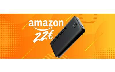 Power Bank con capacità enorme da 20000mAh e 2 uscite in offerta lampo