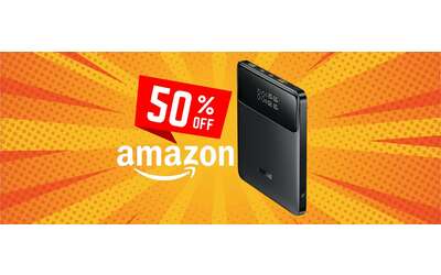 Power Bank da 20000 mAh e potenza da 100W tuo a metà prezzo su Amazon