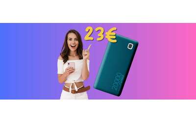 Power Bank da 20000mAh super veloce per ricaricare tutto ciò che vuoi (23€)
