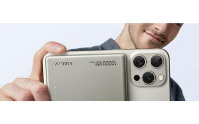 Power Bank MagSafe da 10000mAh super sottile, praticamente invisibile