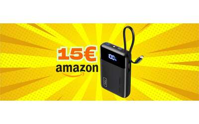 Power Bank potente da 45W per ricaricare di tutto oggi tuo a soli 15