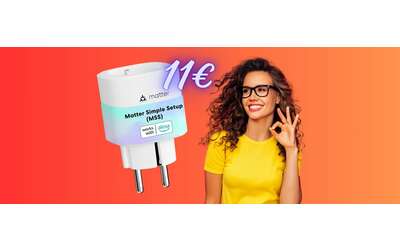 Presa Smart Meross compatibile con Alexa, Google e Apple a soli 11€