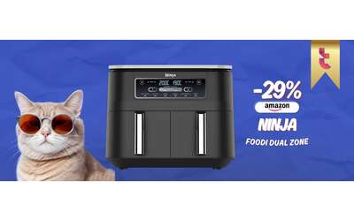 Prezzo tondo per Ninja Foodi Dual Zone: cucina facile e sano tutti i giorni