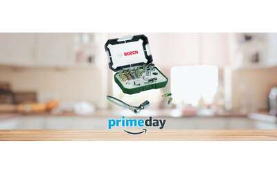 Prime Day da impazzire: set Bosch da 26 pezzi a prezzo CROLLATO fino a mezzanotte