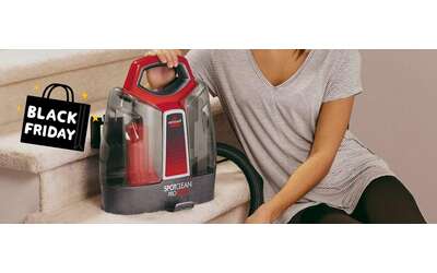 Pulizie profonde di tappeti divani e materassi con BISSEL occasione Amazon