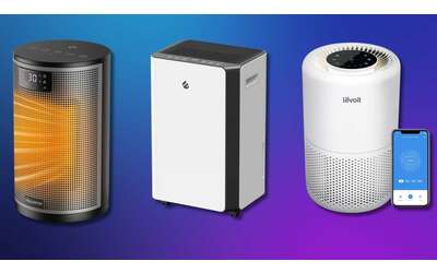 Purificatore d’aria, termoventilatore e deumidificatore: trio d’offerte per la casa pazzesco su Amazon