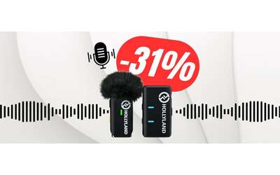 Questo microfono wireless CANCELLA il RUMORE ed è in SCONTO al -31%!
