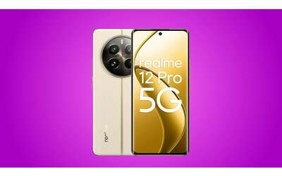 Realme 12 Pro 5G: tecnologia avanzata e design elegante con il 38% di sconto