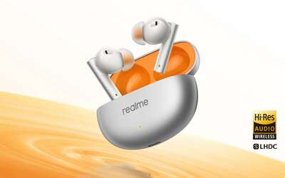 realme Buds Air6 con Hi-Res Audio, IP55 e BASSI POTENTI ad APPENA 36€ (-22%)