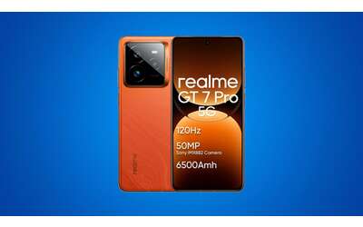 Realme GT 7 Pro 5G in offerta su Amazon: Snapdragon 8 Elite e SUPER batteria da 6500mAh