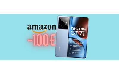 Realme GT 7T 5G (12/512GB) con super batteria da 7000mAh a 100€ in meno