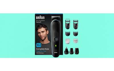 Regolabarba e tagliacapelli Braun a 39,99 euro: 47% di sconto con le Offerte di Primavera Amazon