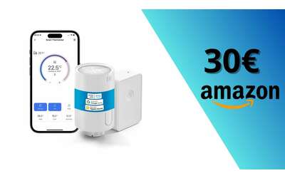 Riscaldamento sempre sotto controllo: termostato smart con DOPPIO SCONTO su Amazon