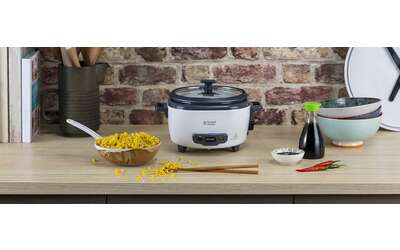 Riso perfetto con la cuociriso Russell Hobbs in offerta Amazon (-27%)