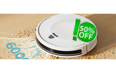 Robot aspirapolvere fantastico ora a metà prezzo su Amazon (-50%)