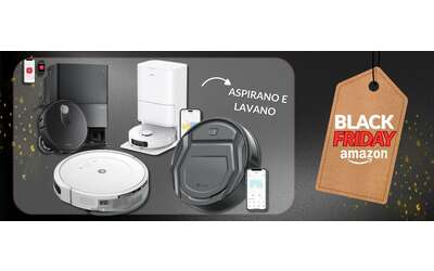 Robot che aspirano e lavano: prezzi spazzati al Black Friday Amazon 2024