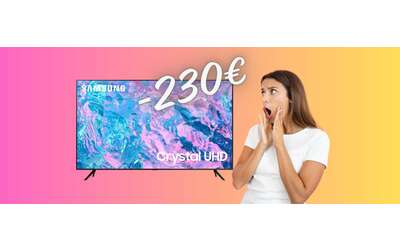 Samsung Crystal UHD: Smart TV da 55 pollici che vogliono tutti al 33%