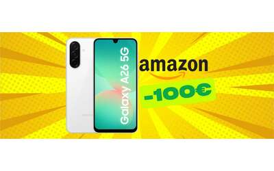 Samsung Galaxy A26 5G da 256GB è il vero affare del giorno (-100€)