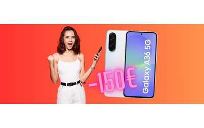 Samsung Galaxy A36 con display Super AMOLED e 256GB è favoloso a questo prezzo