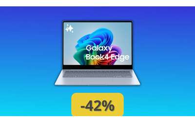 Samsung Galaxy Book 4 Edge: il laptop premium in super sconto su Amazon