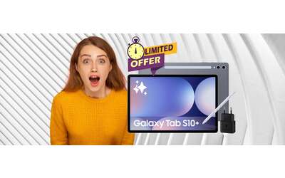 Samsung Galaxy Tab S10+ è un portento e oggi su Amazon in doppio sconto