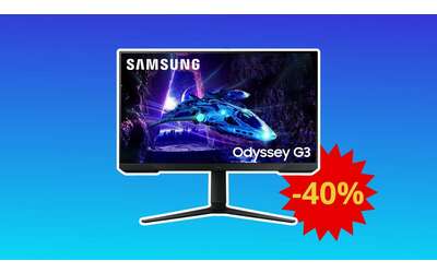 Samsung Monitor Gaming Odyssey G3: prestazioni top con 40% di sconto