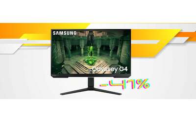 Samsung Odyssey G4: il monitor da gaming senza rivali in offerta al 41%