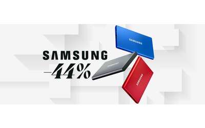 Samsung: SSD portatile da 1TB fino a 1050 MB/s, compatto e velocissimo
