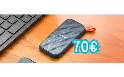 SanDisk Portatile: l’SSD più amato da 1TB oggi tuo a un prezzaccio, solo 70€