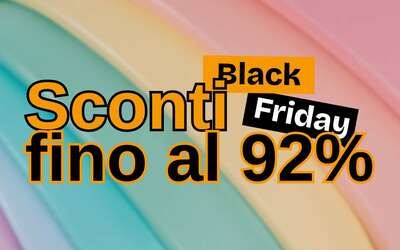 Sconti dal 70% al 92% al Black Friday Amazon: promo ASSURDE (da 5,89€)