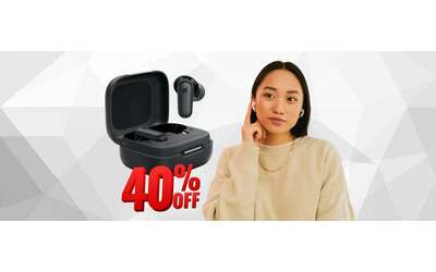 Sconto shock del 40% per le cuffiette Bluetooth Soundcore P30i, ora tue a 29€